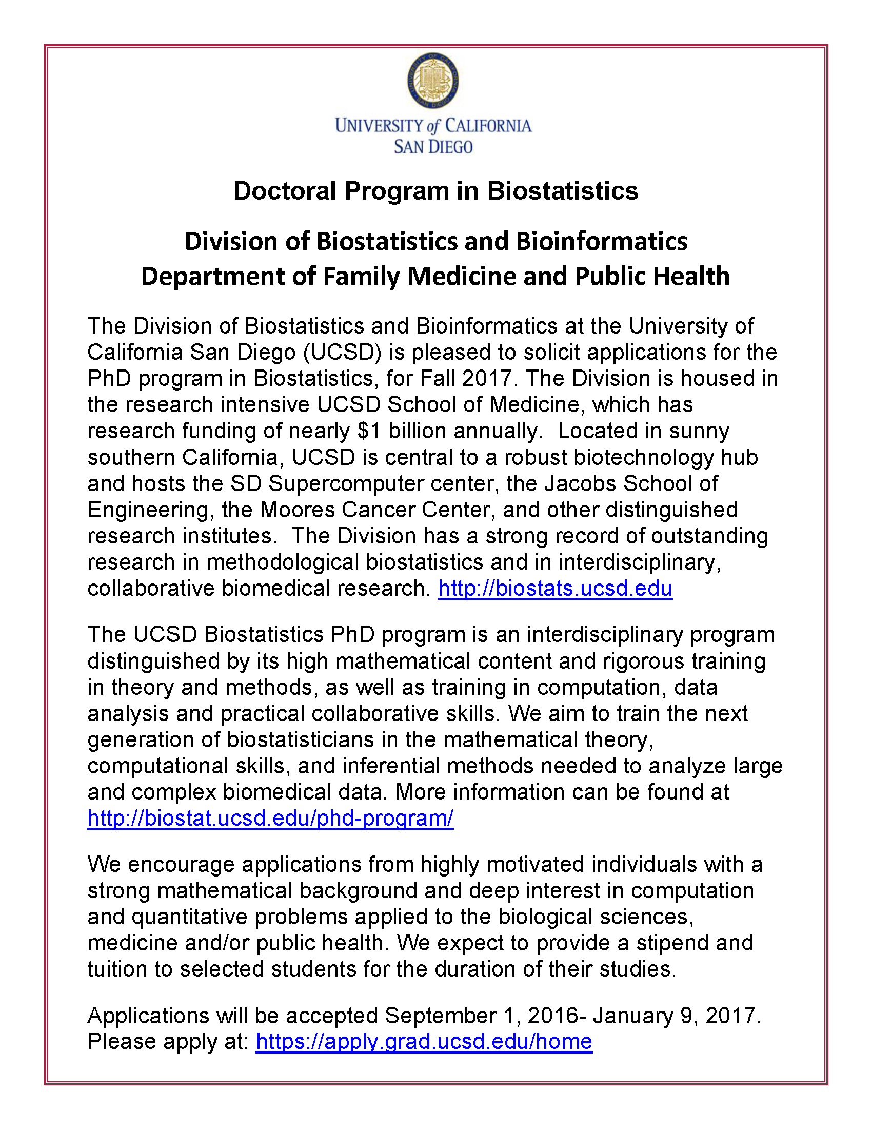 Phd programs ucsd
